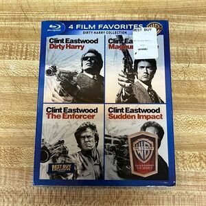 Dirty Harry: 4-Film Collection (Blu-ray) Best Buy Exclusive Clint‎ Eastwood New